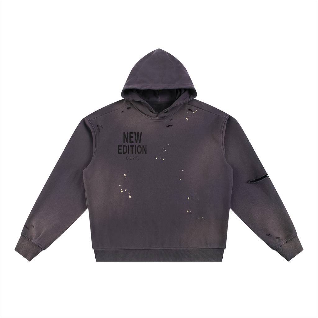 *New Edition* BrandSun Fade Frayed Fleece Hoodie