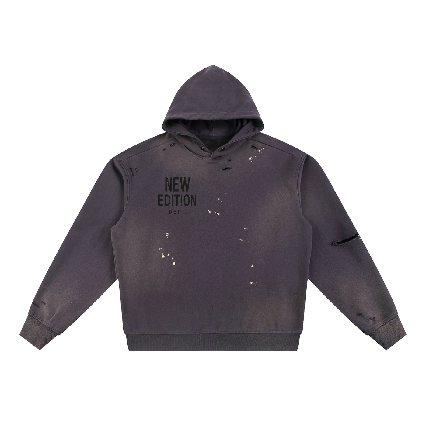 *New Edition* BrandSun Fade Frayed Fleece Hoodie